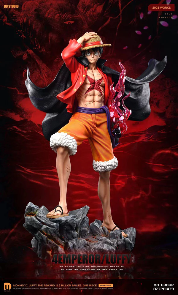 One Piece • Monkey D. Luffy 4th Emperor • DU Studio Resin Figure 71cm
