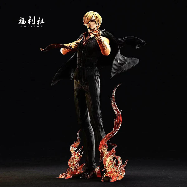 One Piece • Sanji Black • Fulishe Studio Resin Figure 23cm
