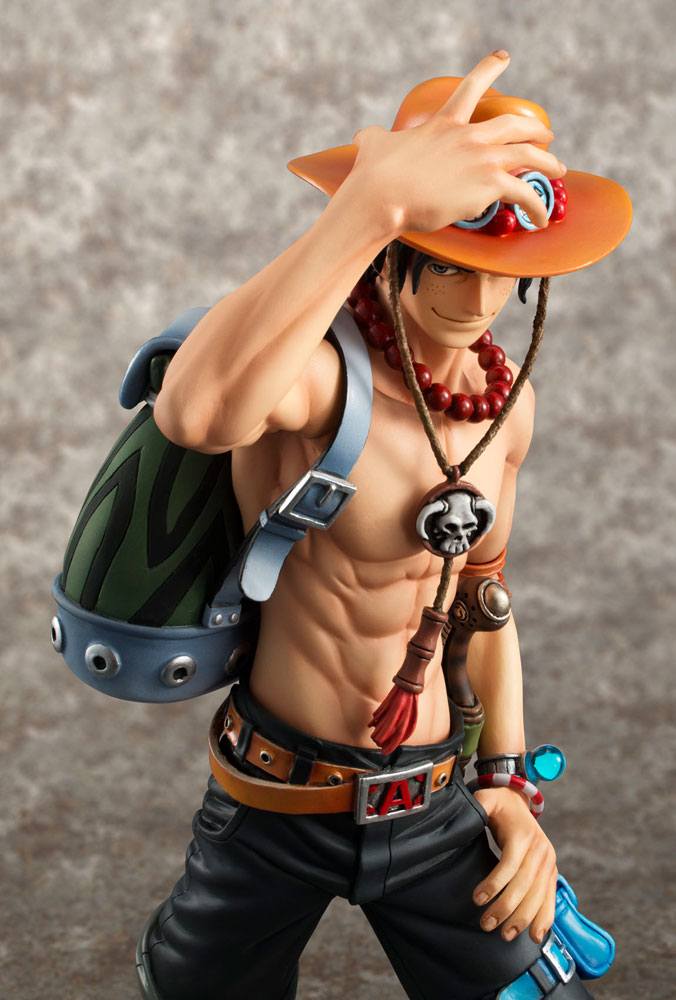 One Piece • Portgas D. Ace 10th Limited 23cm • Excellent Model P.O.P PVC Statue
