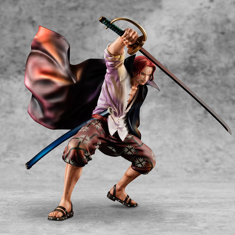 One Piece • Playback Memories Red-haired Shanks 21cm • P.O.P PVC Statue