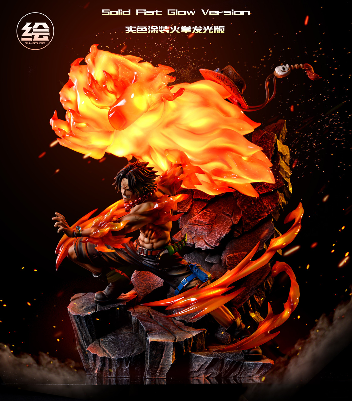 One Piece • Fire Fist Portgas D. Ace • TH Studio Resin Figure 31cm
