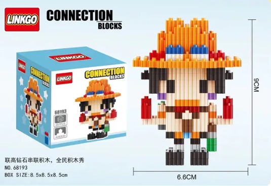 One Piece • Firefist Ace • Mini Building Block