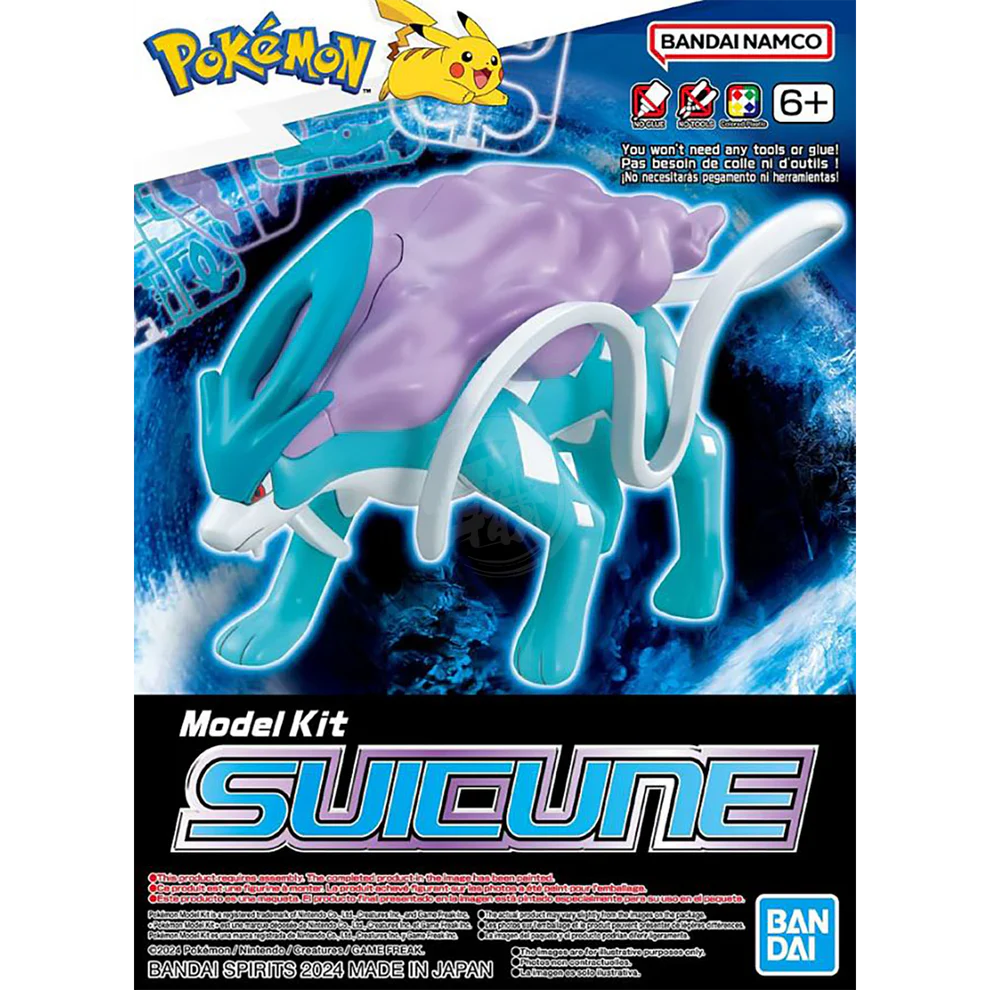 Pokemon: Pokepla Quick!! - Bandai Pokemon Plamo 09 Suicune Set Model Kit